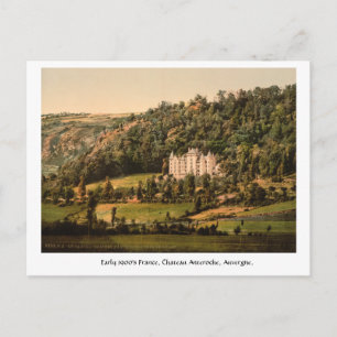 Chateau Anteroche 1900er Vintages Frankreich Postkarte