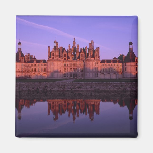 Chateau Chambord bei Sonnenuntergang, Loire Valley Magnet (Vorne)