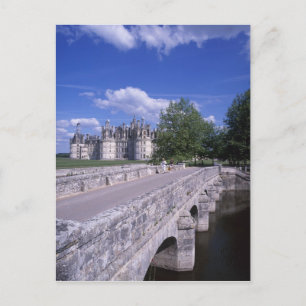 Chateau Chambord, Loire Valley, Frankreich Postkarte