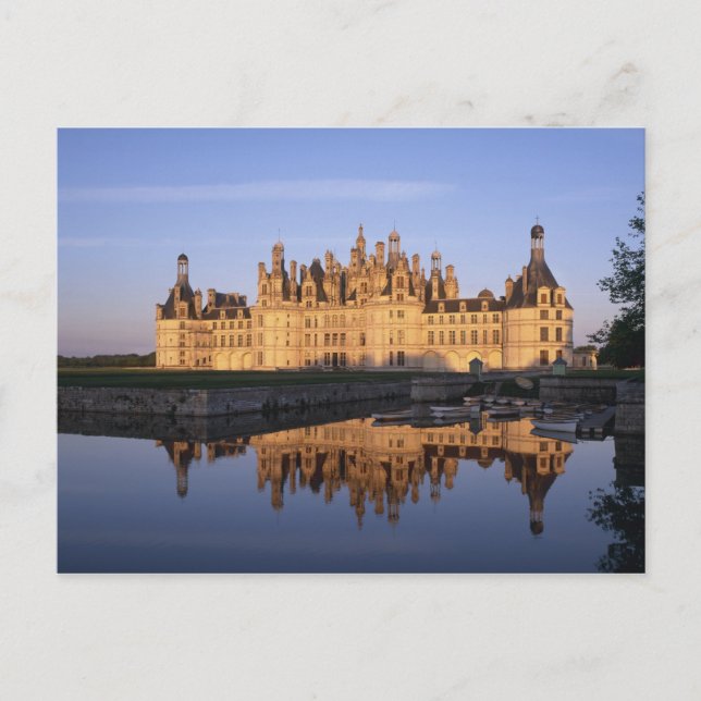 Chateau Chambord, Loire Valley, Frankreich Postkarte (Vorderseite)