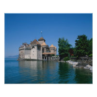 Chateau Chillon, Genfer See, Waadtländer Kanton,