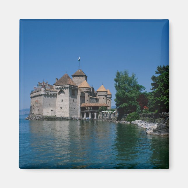 Chateau Chillon, Genfer See, Waadtländer Kanton, Magnet (Vorne)