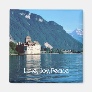 Chateau Chinon, neben dem Genfersee 5 Magnet