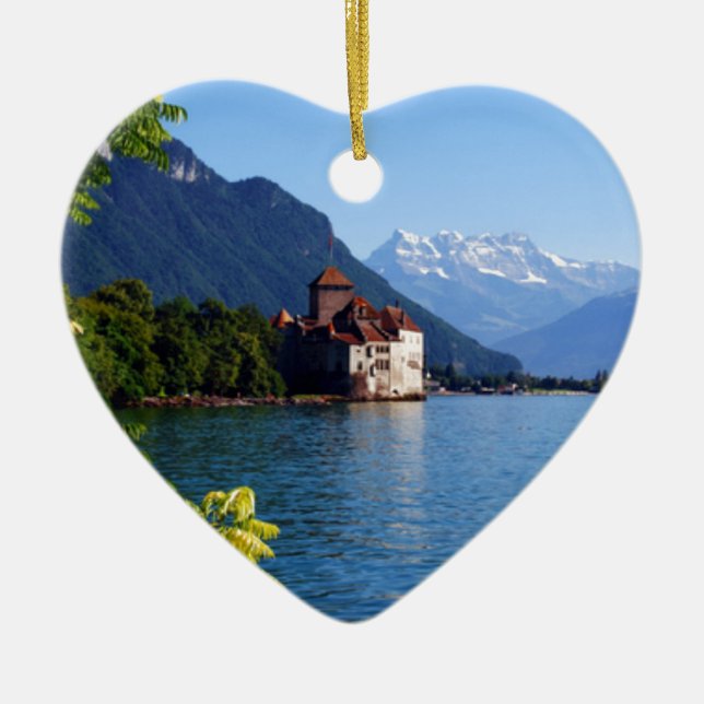 Chateau Chinon, neben Genfersee Keramikornament (Vorne)