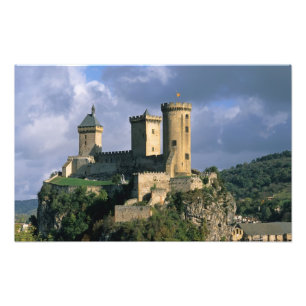 Chateau Comtal Schloss der Grafen von Fotodruck