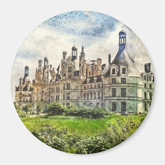 Chateau de Chambord, France. Magnet (Vorne)