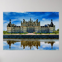 Chateau de Chambord, Frankreich. Poster
