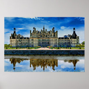 Chateau de Chambord, Frankreich. Poster