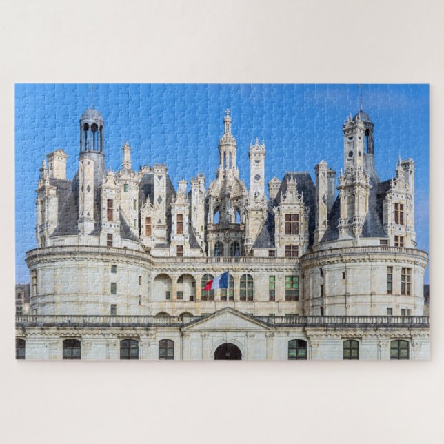 Chateau de Chambord in the Loire Valley - Frankrei Puzzle (Horizontal)