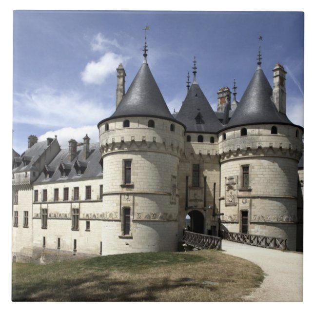 Chateau de Chaumont-Sur-Loire. Fliese (Vorderseite)