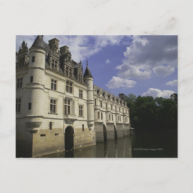 Chateau de Chenonceau, Frankreich Postkarte (Vorderseite)