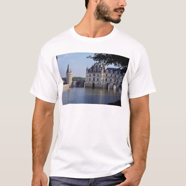 Chateau De Chenonceau, Frankreich T-Shirt (Vorderseite)
