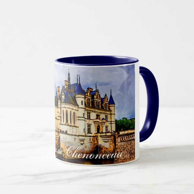 Chateau de Chenonceau. Frankreich. Tasse (VorderseiteRechts)