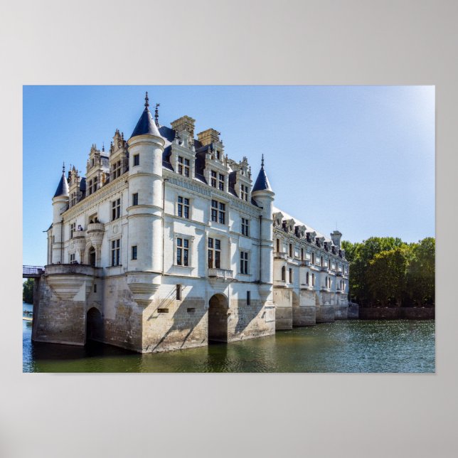 Chateau de Chenonceau im Loire-Tal - Frankreich Poster (Vorne)