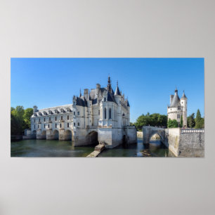 Chateau de Chenonceau im Loire-Tal - Frankreich Poster
