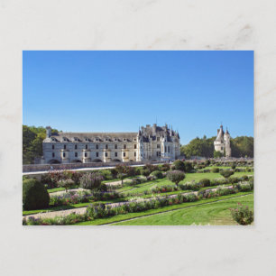 Chateau de Chenonceau im Loire-Tal - Frankreich Postkarte