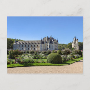 Chateau de Chenonceau im Loire-Tal - Frankreich Postkarte