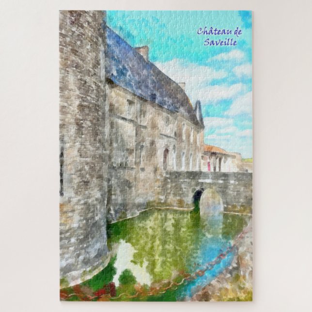 Château de Saveille Puzzle (Vertikal)