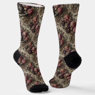 Château des Loups - Gotisches Viktorianisches Tape Socken