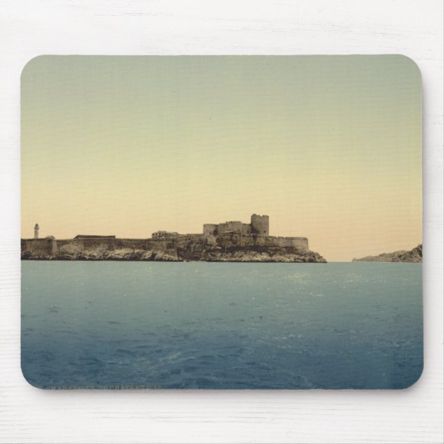 Chateau d'If, Marseille, Frankreich Mousepad (Vorne)
