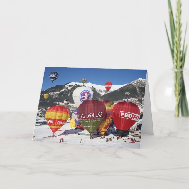 Chateau d'Oex Feiertagskarte (Vorderseite)