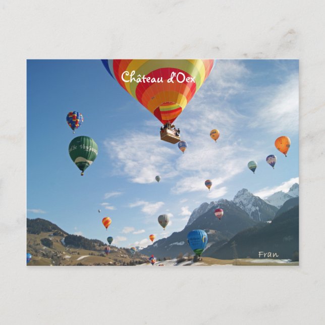 Château d'Oex Postkarte (Vorderseite)