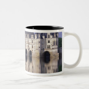Chateau du Chenonceau, Loire Valley, Zweifarbige Tasse