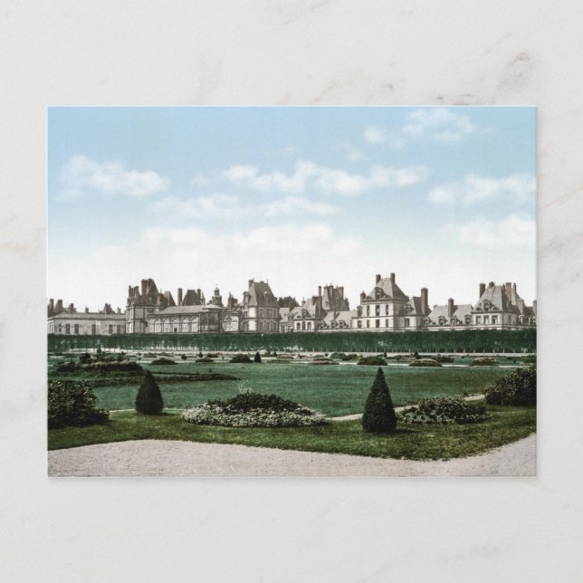 Chateau Fontainebleau Postkarte (Vorderseite)