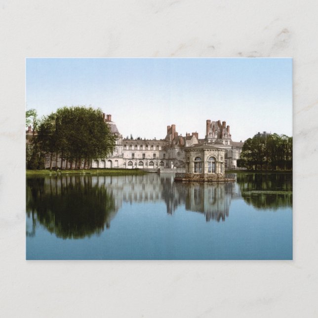 Chateau Fontainebleau Postkarte (Vorderseite)