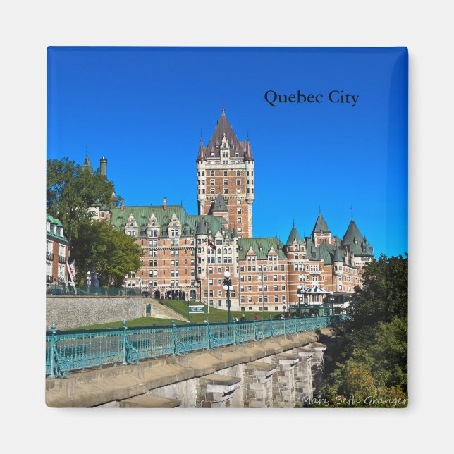 Chateau Frontenac in Quebec Magnet (Vorne)