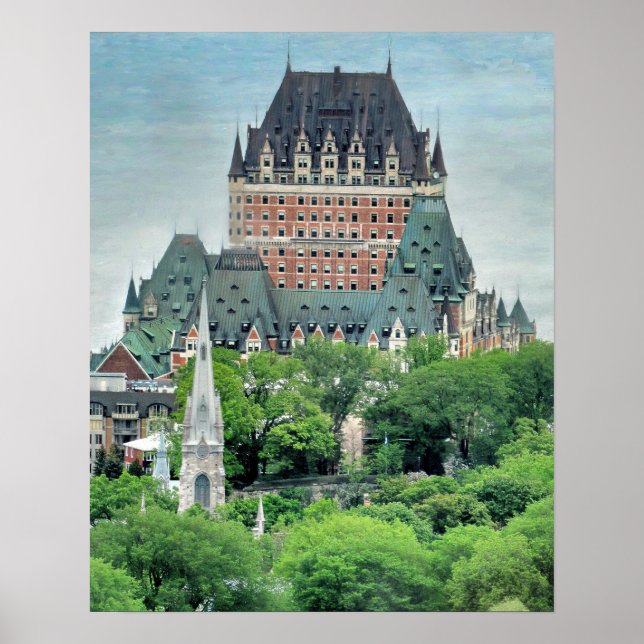 Chateau Frontenac Quebec City Poster (Vorne)