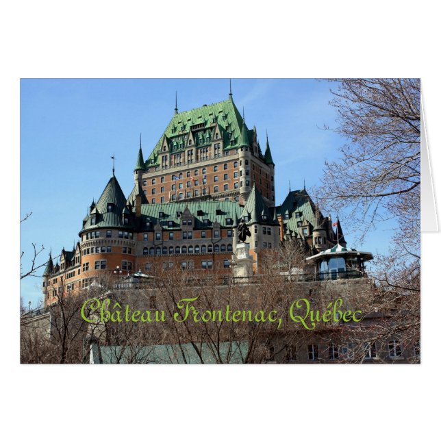 Château Frontenac, Québec, Kanada (Vorderseite (Horizontal))