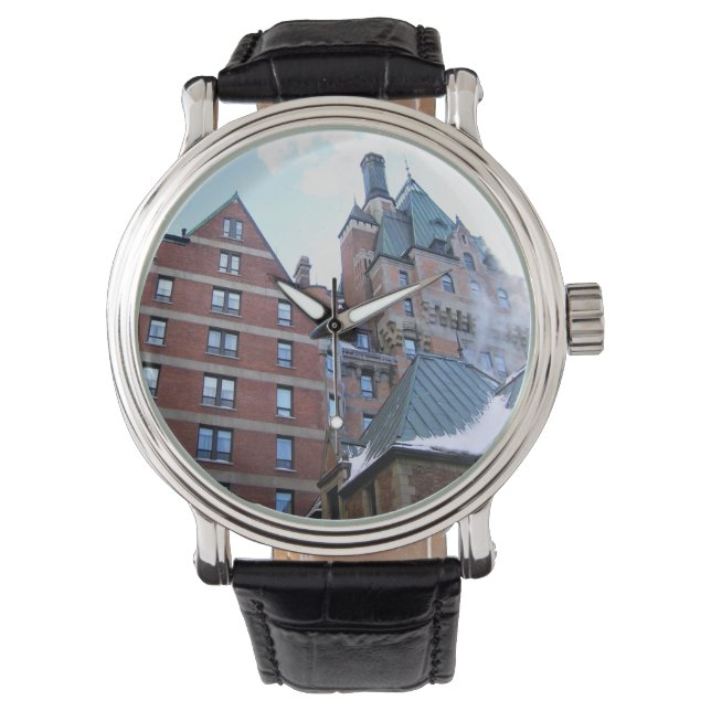 Chateau Frontenac, Quebec, Kanada Armbanduhr (Vorderseite)