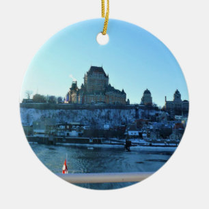 Chateau Frontenac, Quebec, Kanada Keramik Ornament
