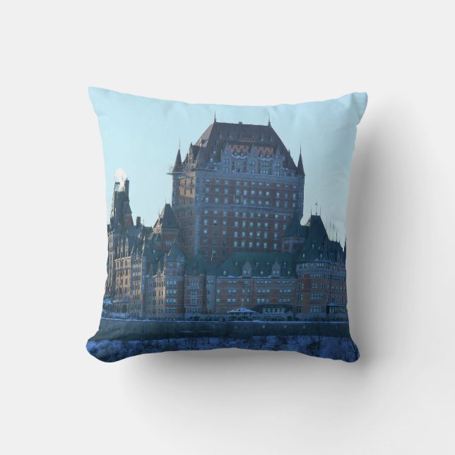 Chateau Frontenac, Quebec, Kanada Kissen (Vorderseite)