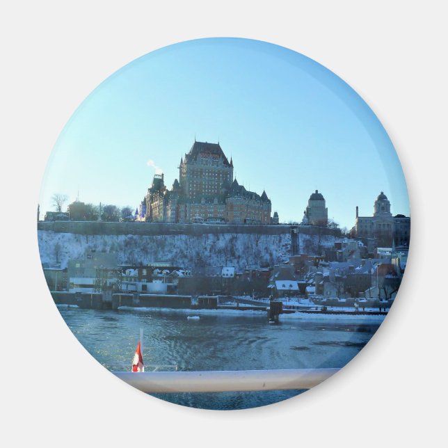Chateau Frontenac, Quebec, Kanada Magnet (Vorne)