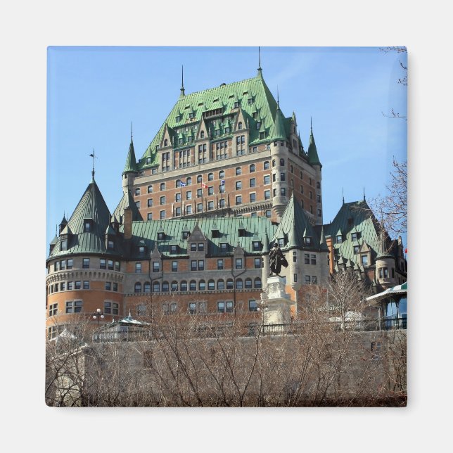 Château Frontenac, Québec, Kanada Magnet (Vorne)
