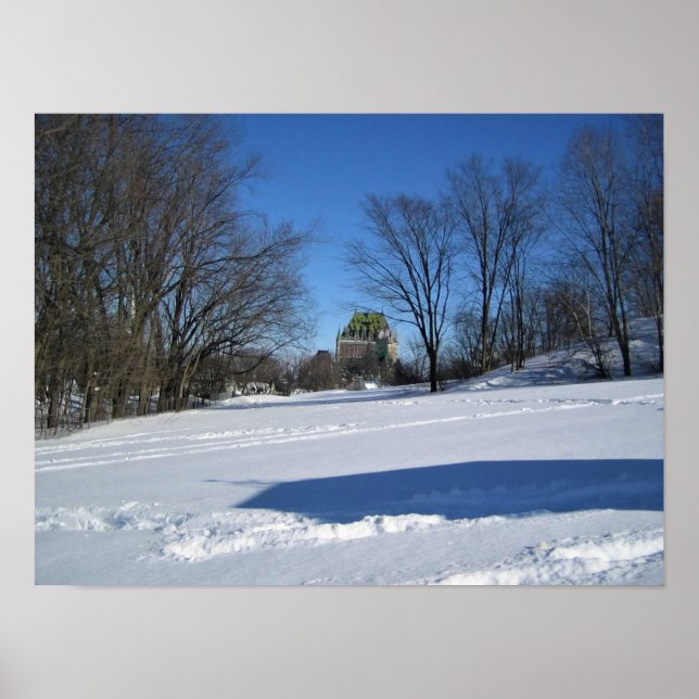 Chateau Frontenac, Quebec, Kanada Poster (Vorne)