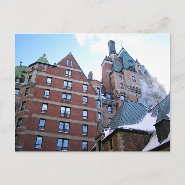 Chateau Frontenac, Quebec, Kanada Postkarte (Vorderseite)