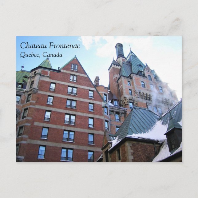 Chateau Frontenac, Quebec, Kanada Postkarte (Vorderseite)