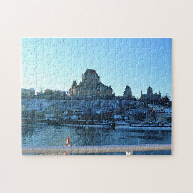 Chateau Frontenac, Quebec, Kanada Puzzle (Horizontal)