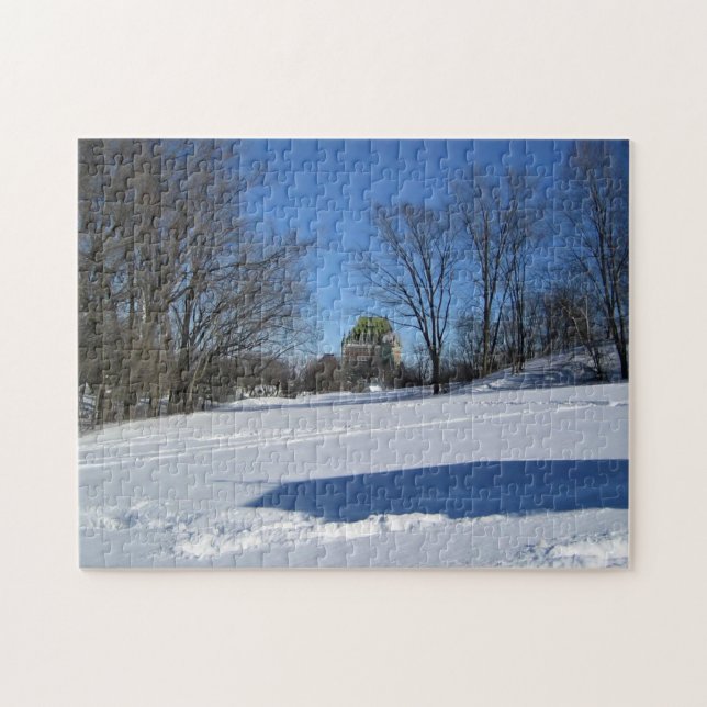 Chateau Frontenac, Quebec, Kanada Puzzle (Horizontal)