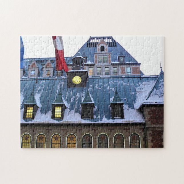 Chateau Frontenac, Quebec, Kanada Puzzle (Horizontal)