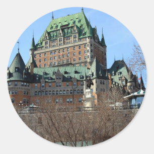 Château Frontenac, Québec, Kanada Runder Aufkleber