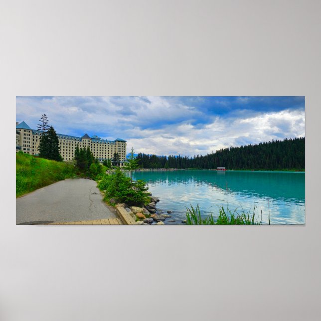 Chateau Lake Louise Alberta Kanada Poster (Vorne)