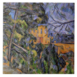 Chateau Noir von Paul Cezanne Fliese