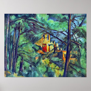 Chateau Noir von Paul Cezanne Poster