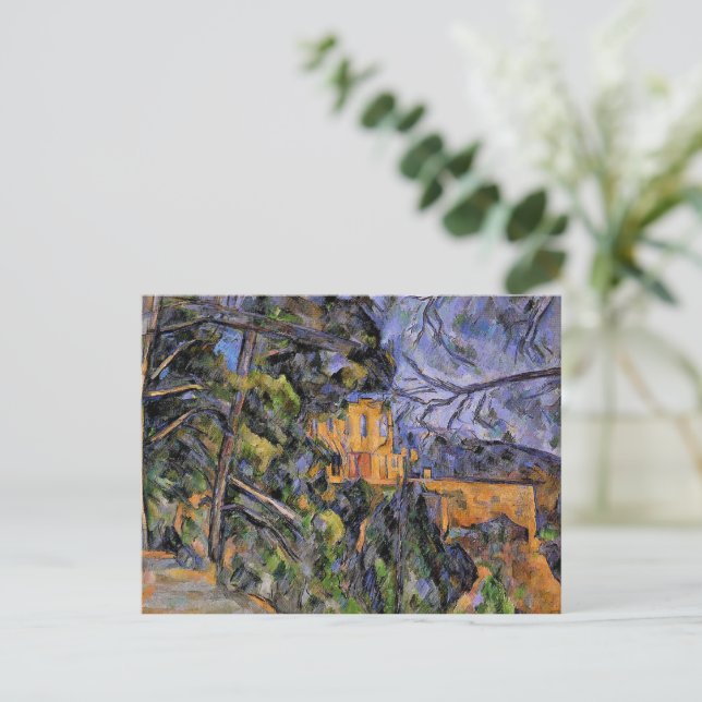 Chateau Noir von Paul Cezanne Postkarte (Stehend Vorderseite)
