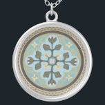 Chateau Panel II Versilberte Kette<br><div class="desc">Muster</div>