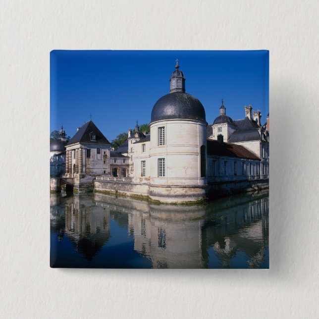 Chateau Tanlay, Tanlay, Burgund, Frankreich Button (Vorderseite)